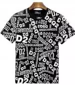 dsquared2 t-shirt online pas cher dsq logo hommesy black